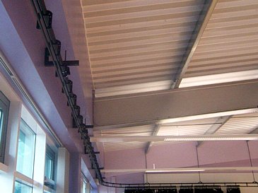 T60 Track installed to provide a 360 degree curtain